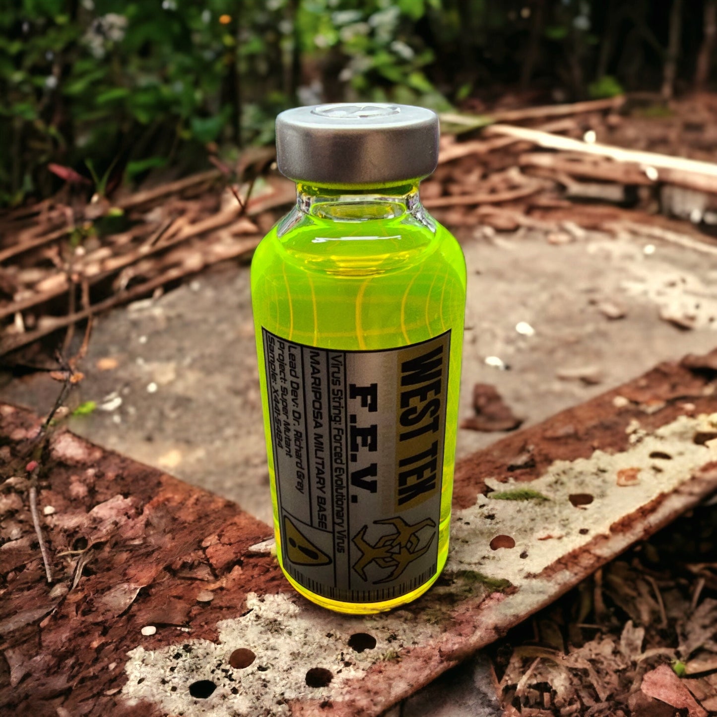 Fallout - West Tek FEV II Serum Cosplay Super Mutanten Serum Deko Dekor Geschenk Idee Merchandise Replika Vault Tec