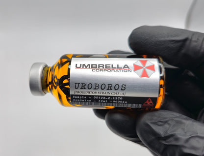 Uroboros Resident Evil Biohazard Umbrella Corporation Corp Cosplay Deko Dekoidee Albert Wesker Resident Evil 5 Fläschchen