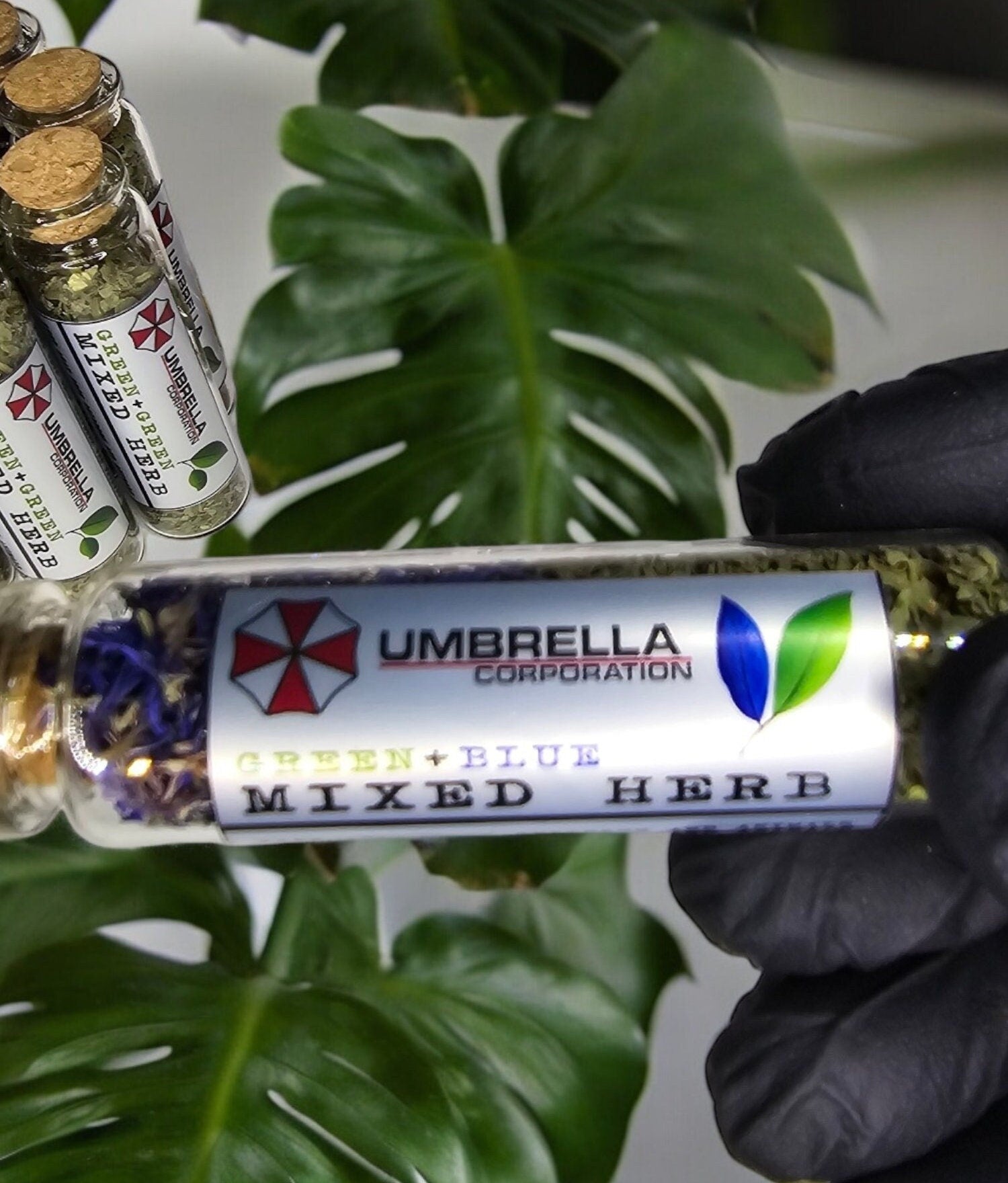 Resident Evil Heilkraut Fläschchen Umbrella Corp Cosplay Replika Merchandise Heilkräuter Chris Redfield Jill Kraut Kräuter Fläschchen