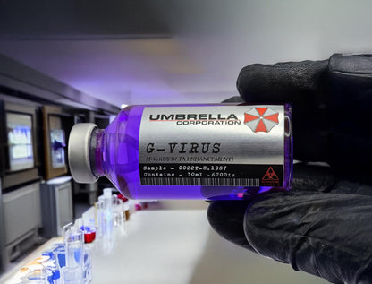 G-Virus Helix Bunt Resident Evil Umbrella Biohazard Corporation Cosplay Fläschchen Medizin Fläschchen