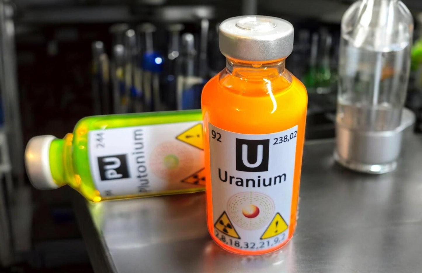 PU - Plutonium / U - Uranium *Requisite* Cosplay Handmade Sammlung Sammler Deko Dekoration