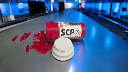 SCP-500 Panacea Cosplay Secure Contain Protect Deko Fanart Pillen Sicher Euclid Keter Dr. Klein SCP