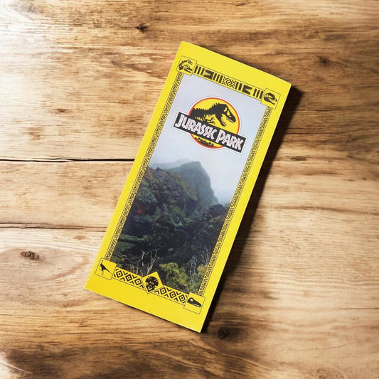 Jurassic Park Isla Nublar Info Park Karte Film Replika Broschüre Prospekt Flyer Faltblatt Fanmade Fancreation