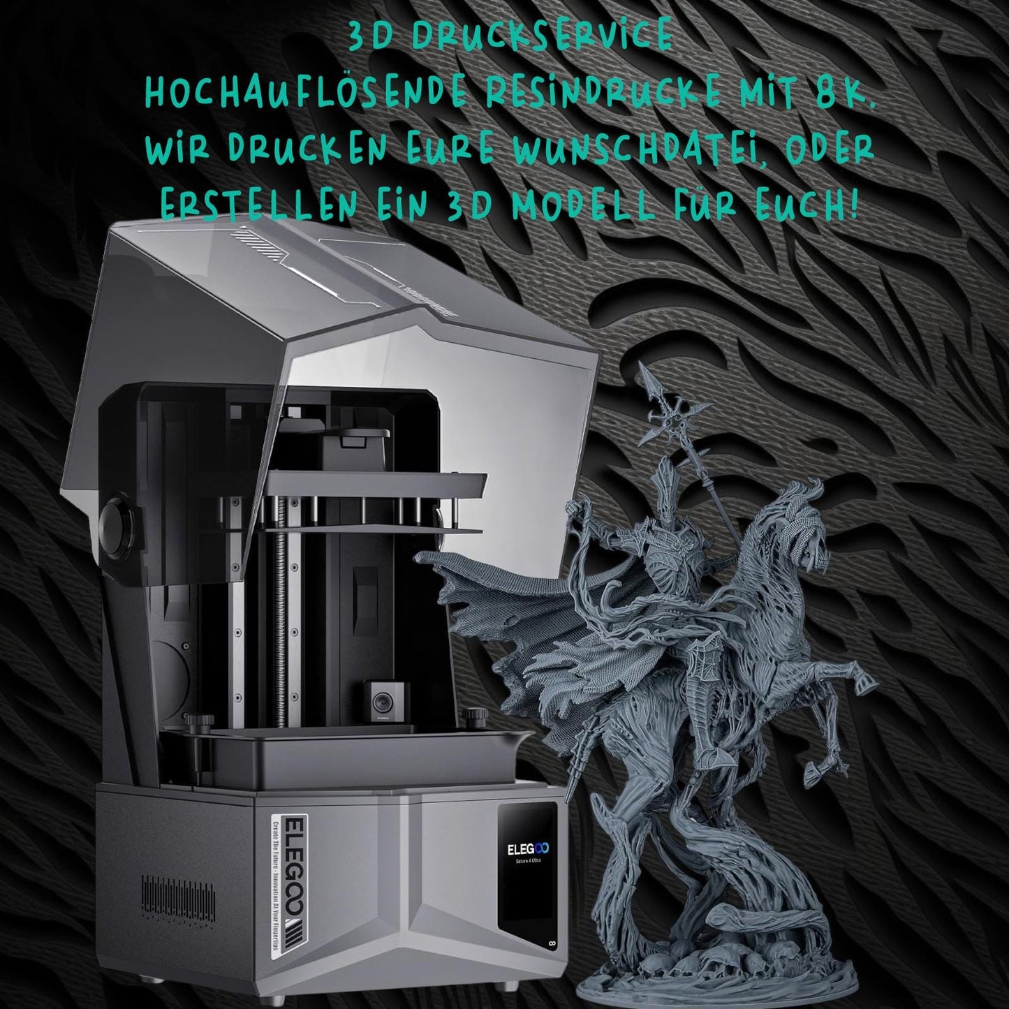 3D-Druck Resin / SLA Service auf höchstem Niveau – Mit über 8 Jahren Erfahrung für dein perfektes Projekt!