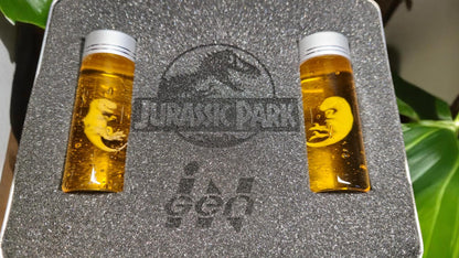 Jurassic Park Raptor Trex Embryo Sammelbox Box Koffer Schaumstoff Cosplay Sammlung Fanmade
