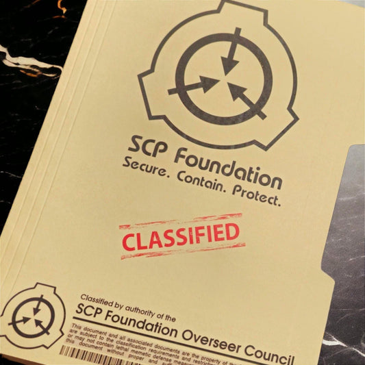 SCP Ordner Secure Contain Protect Cosplay Zettel Euklid Keter Sicher Creepy Pasta Geheimakte