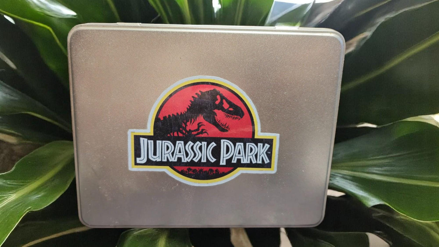 Jurassic Park Raptor Trex Embryo Sammelbox Box Koffer Schaumstoff Cosplay Sammlung Fanmade