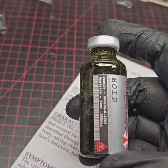 Mold Probe Resident Evil  Prototyp E-001 "Eveline"  Umbrella Corporation Corp Cosplay Medizin Fläschchen